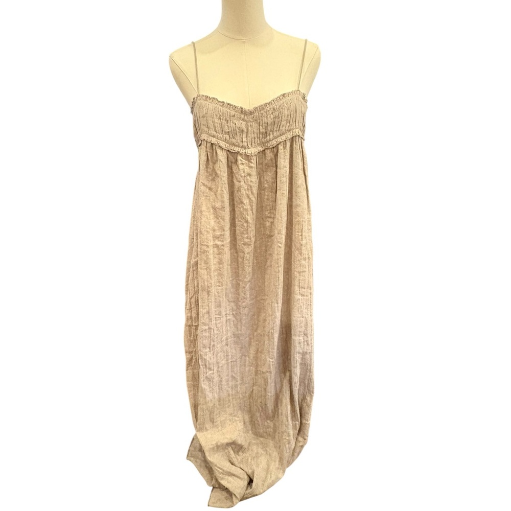 Massimo Dutti
Long  Gathered  Halter Neck Strappy Dress in Sz S - Picture 4 of 11